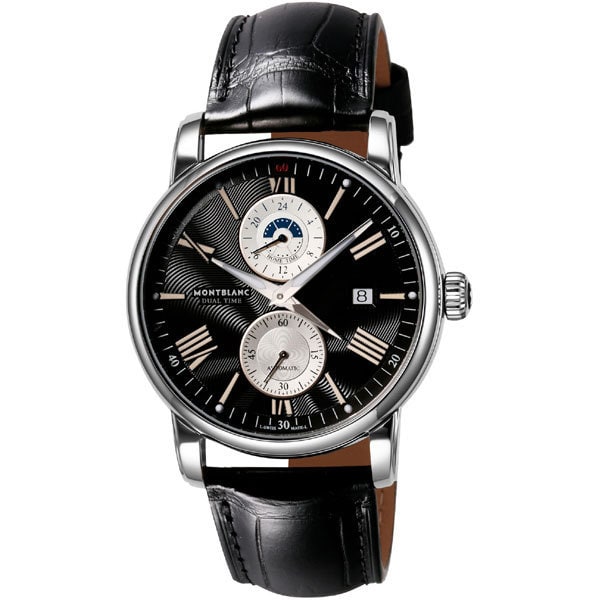 MONTBLANC 114858 Luxury Men's Watch with Durable Rubber Strap