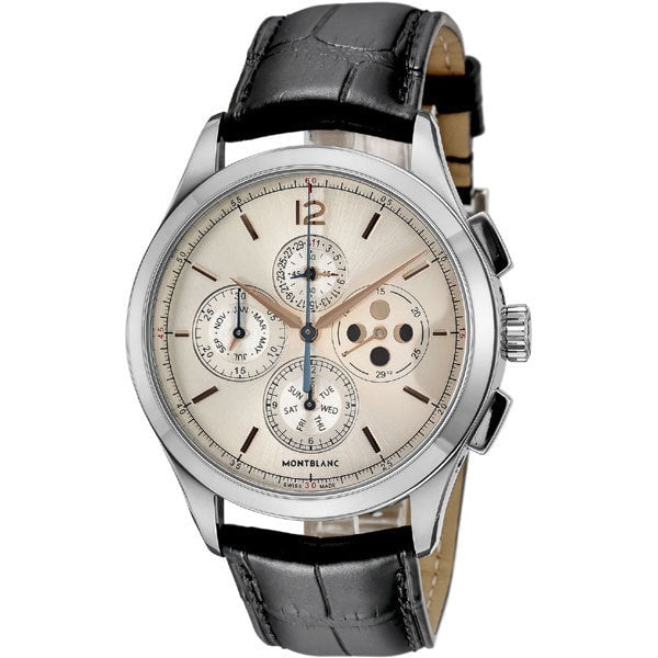 MONTBLANC 114875 Heritage Chronometrie Silver Watch with 2 Year