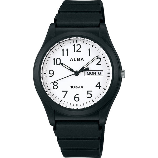 SEIKO AQPJ410 Men's Battery Powered Rubber Band Watch wit | IPPO