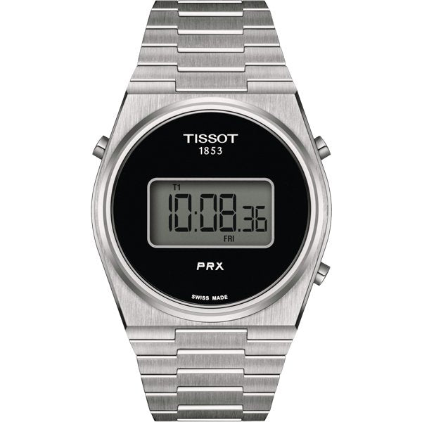 TISSOT T1374631105000 PRX Digital Quartz 40mm Bracelet Black