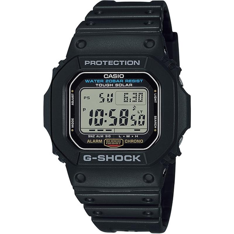 Casio Men's G-SHOCK Solar-Powered 20 Bar Water-Resistant G-5600