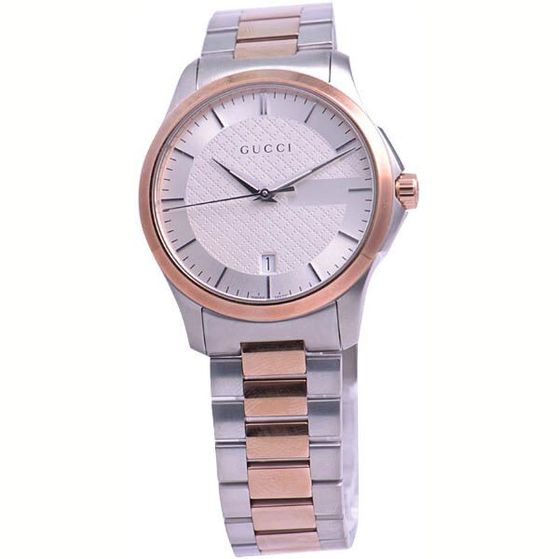 GUCCI G-Timeless 2-Year Warranty YA126447 Silver [Parallel Import