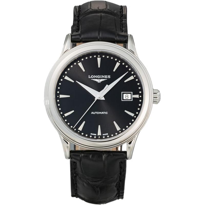 Longines Men's Alligator Strap Imported Watch with