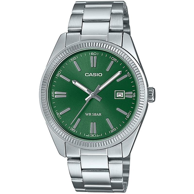 CASIO CASIO Collection Green Color Date Analog Model Dark Green