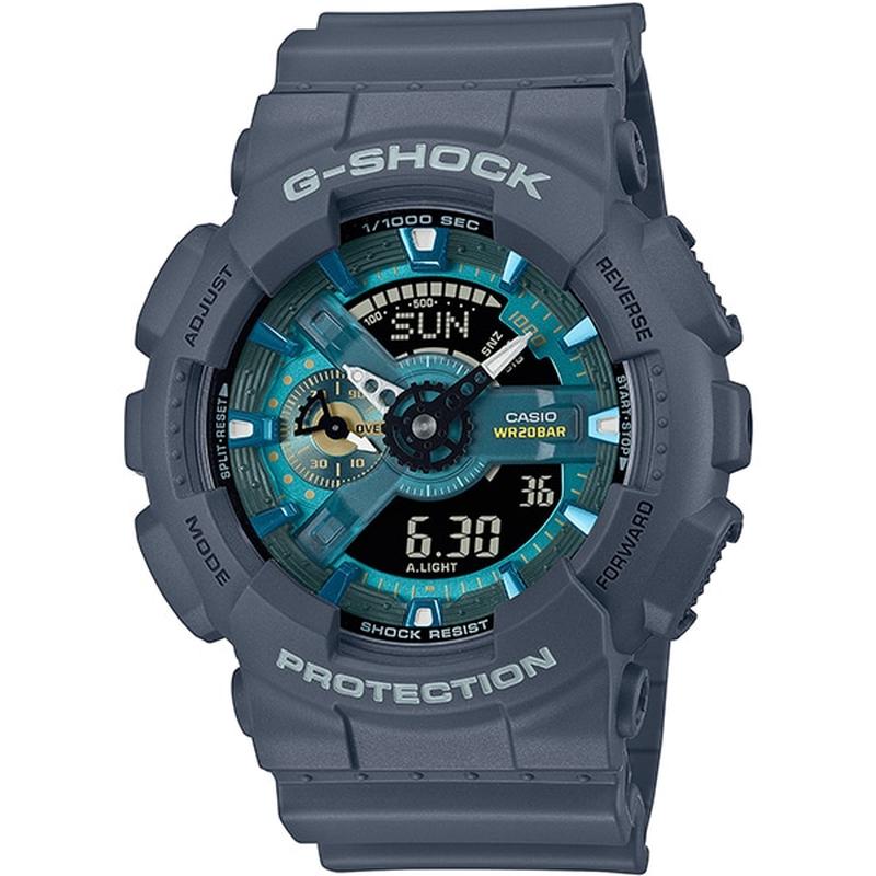 CASIO G-SHOCK GA-2100AS グレー/ブルー G-Shock CasiOak 
