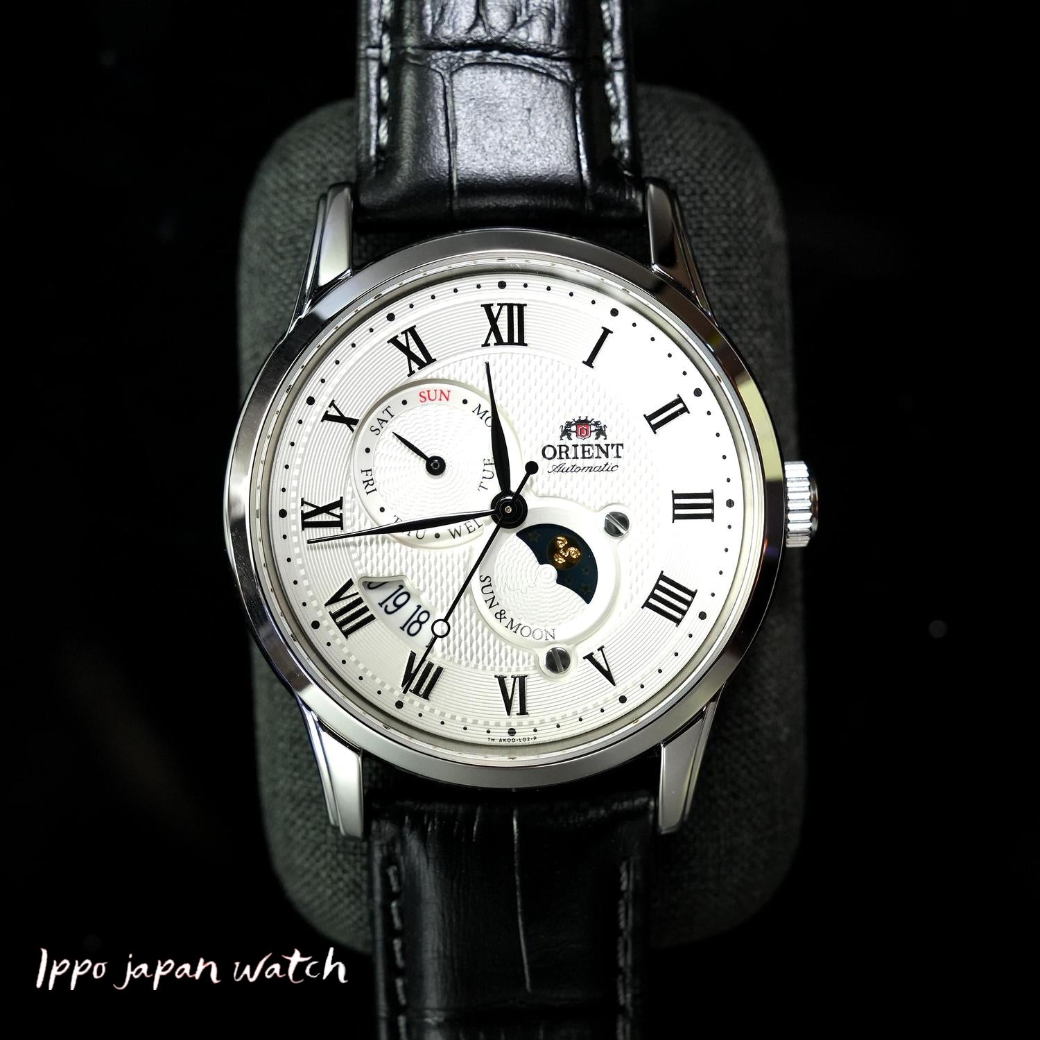 Orient Men's Classic RN-AK0005S SUN & MOON Mechanical Leather