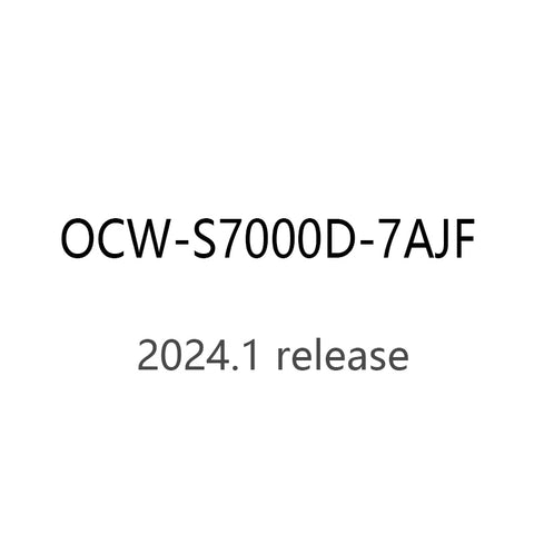 CASIO oceanus OCW-S7000D-7AJF OCW-S7000D-7A solar powered titanium 10ATM watch 2024.1release