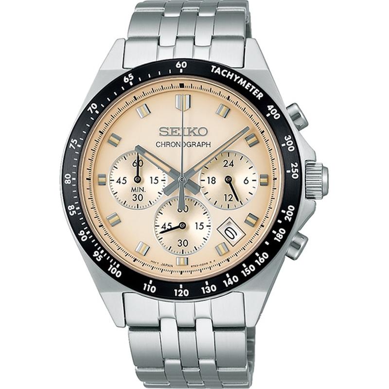 SEIKO SELECTION Quartz SBTR045 Chronograph Metal Strap Men's Watch