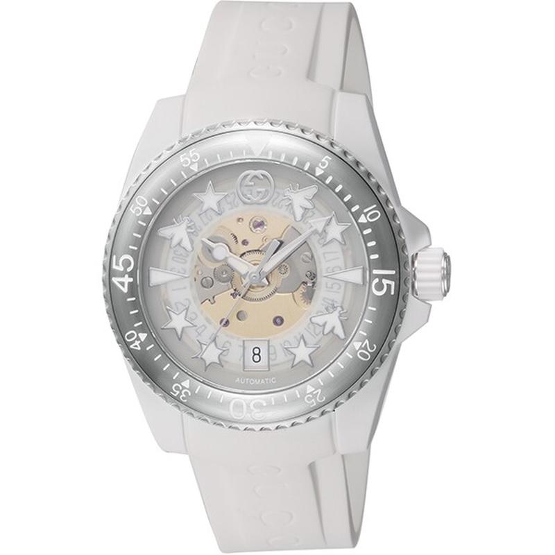 GUCCI YA136343 Men's Watch with Rubber Strap, , 2 Year Wa | IPPO