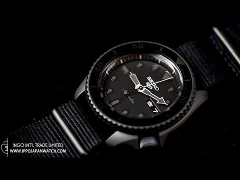 SEIKO 5 SPORTS Street SBSA025 SRPD79K1 Black Mechanical Automatic