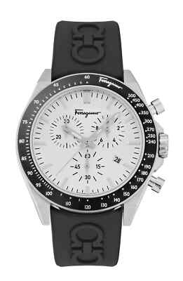SALVATORE FERRAGAMO SFUR00222 Urban Chrono Silver Watch with 2