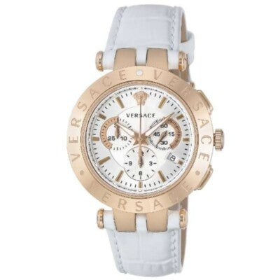 VERSACE　VERQ00220/V-RACE CHRONO/クロノグラフ VERSACE VERQ00220 V Race Chrono White Watch with 2 Year W | IPPO