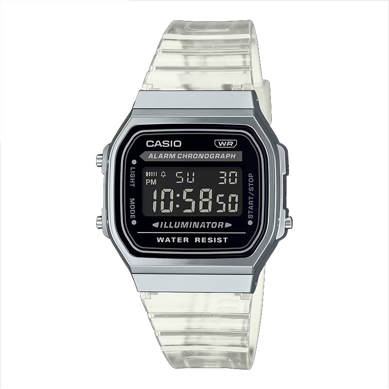 WATCH watch JAPAN skeleton A168XES-1B CASIO battery long color life 2 IPPO – A168XES-1BJF