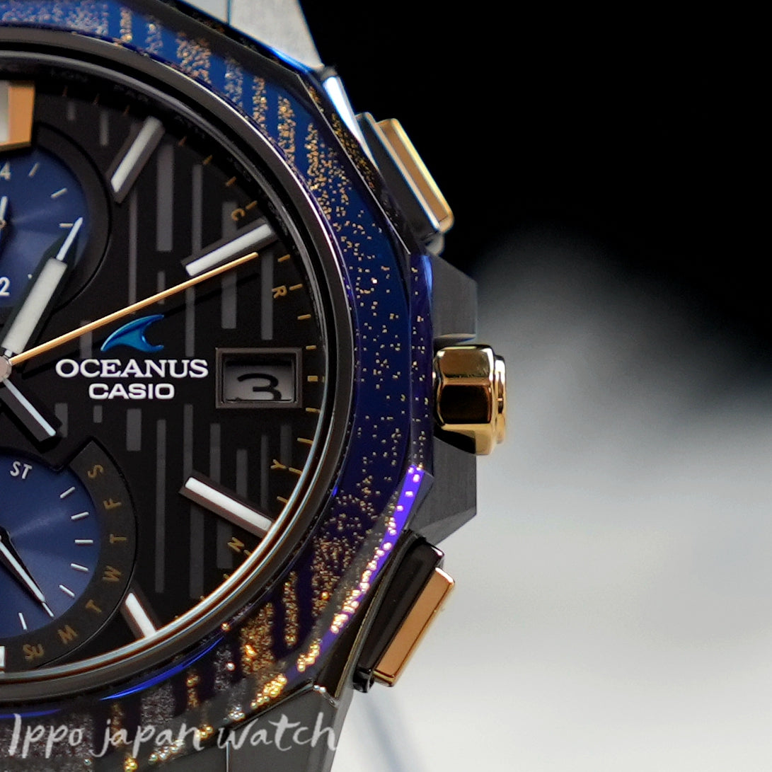 CASIO oceanus OCW-S6000MB-1AJR OCW-S6000MB-1A solar 10 ATM watch - IPPO JAPAN WATCH 
