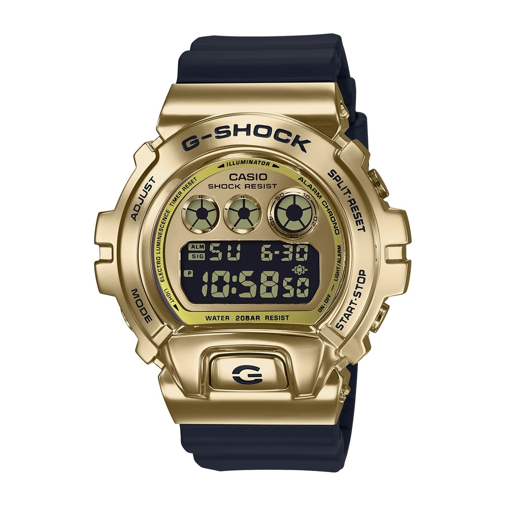 CASIO G-SHOCK GM-6900 GM-6900G-9JF with Stainless Steel Metal Bezel