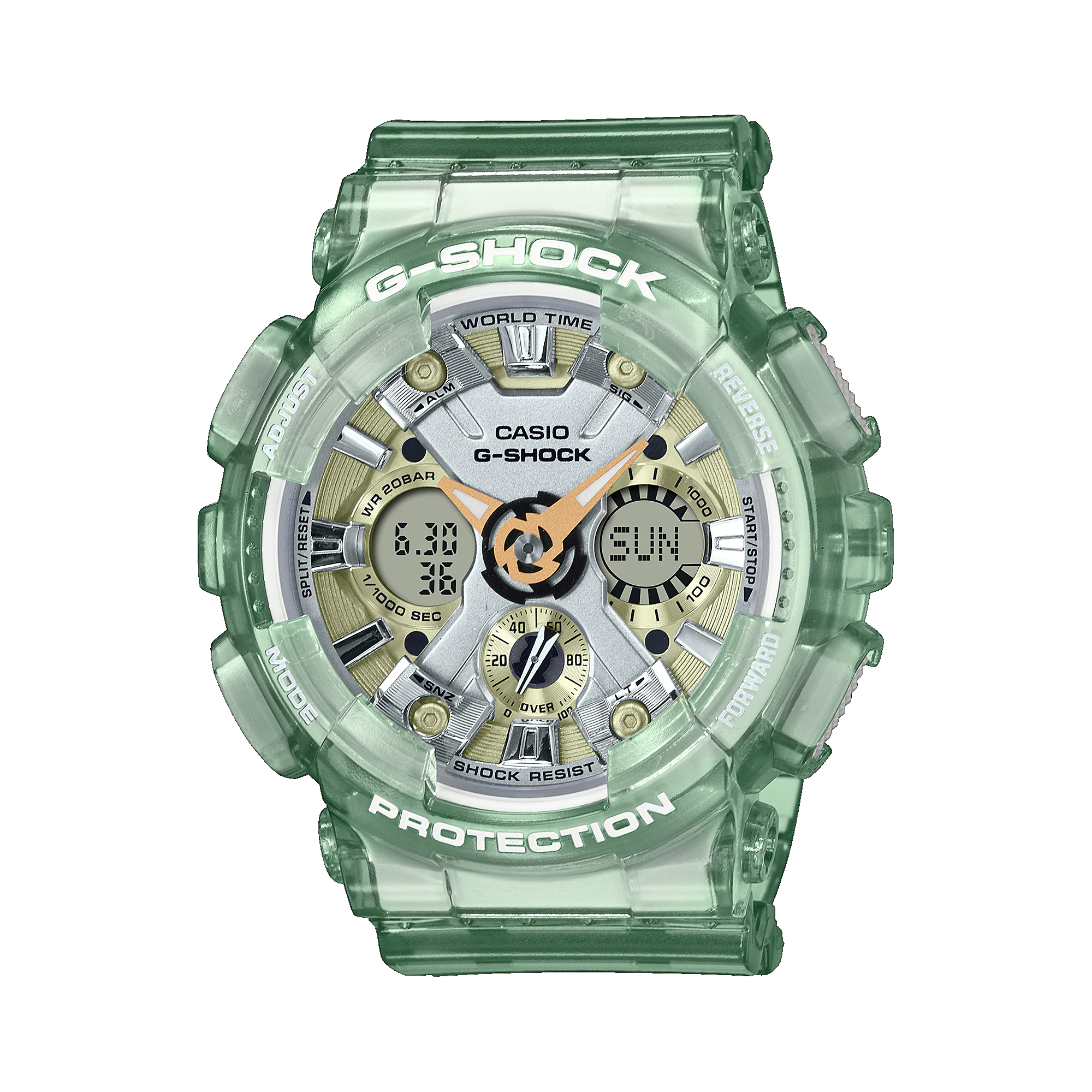 Casio G-Shock GMA-S110GS-8A 46mm in Resin - US