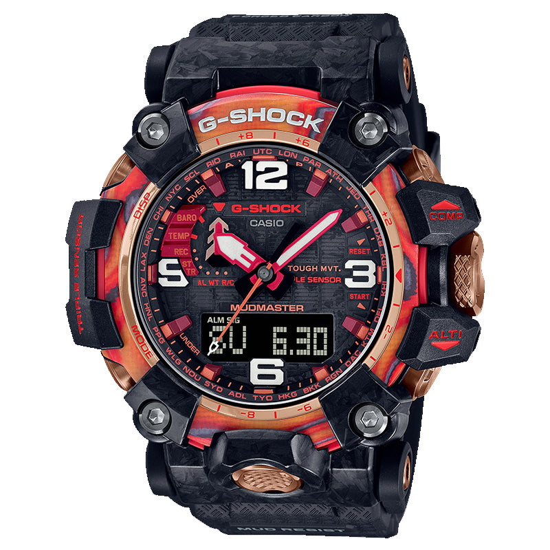 CASIO MUDMASTER G-Shock GWG-B1000-1A4 Red 200m Bluetooth