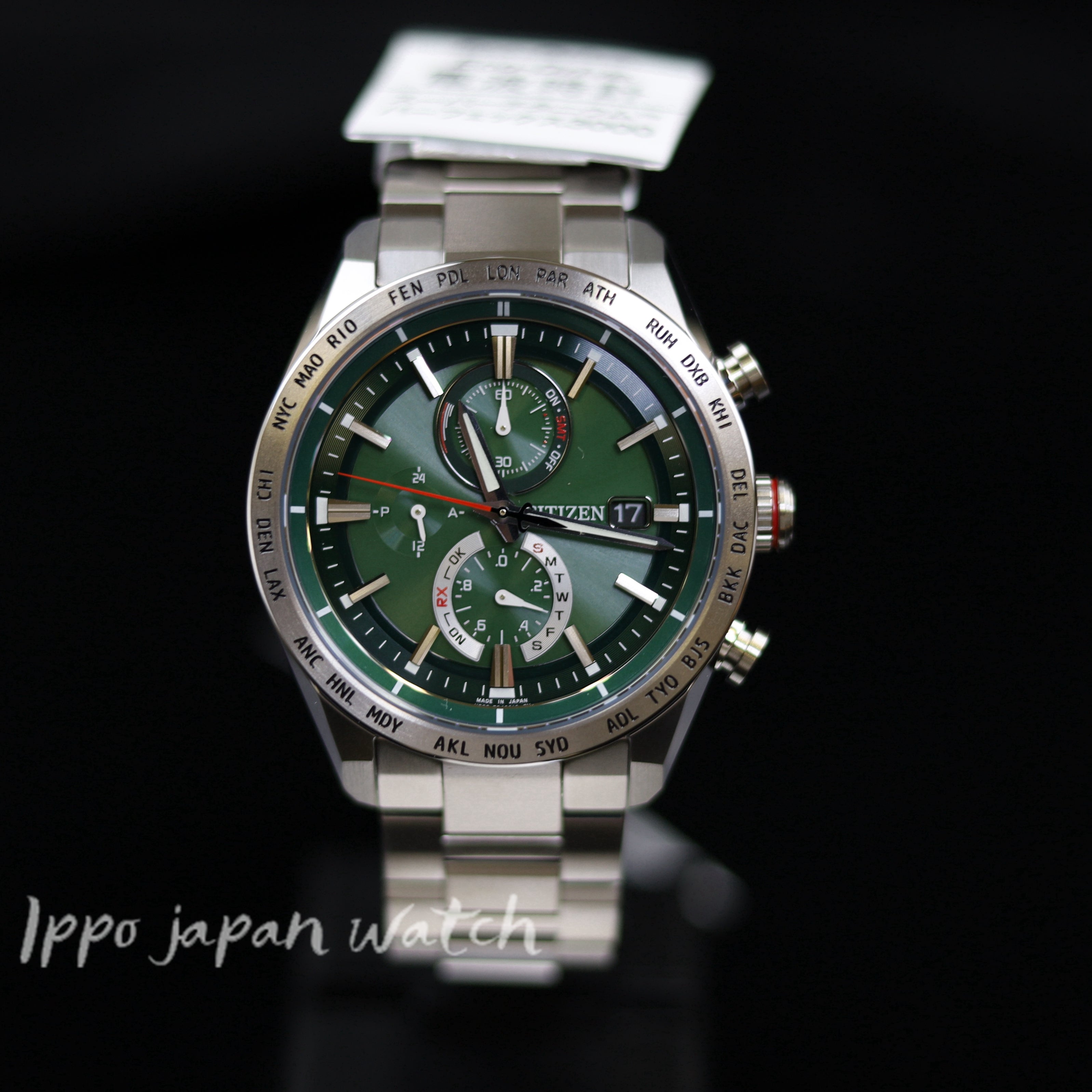 CITIZEN Atessa AT8181-63W Eco-Drive Super Titanium watch - IPPO JAPAN WATCH 