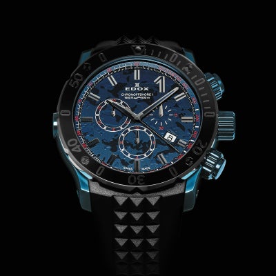 Edox 10221-37BU5-BUM5 Watch