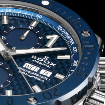 Edox 01122-3BU3-BUIN3-L Watch