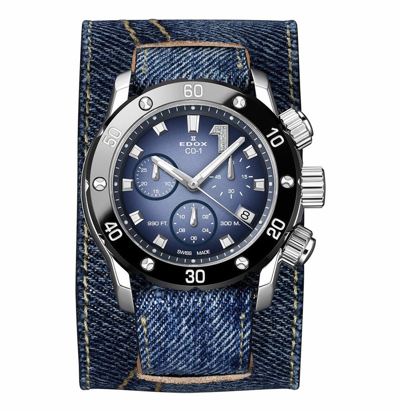 Edox 10255-3CA-BUIDN-SFR Watch