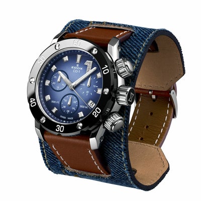 Edox 10255-3CA-BUIDN-SFR Watch