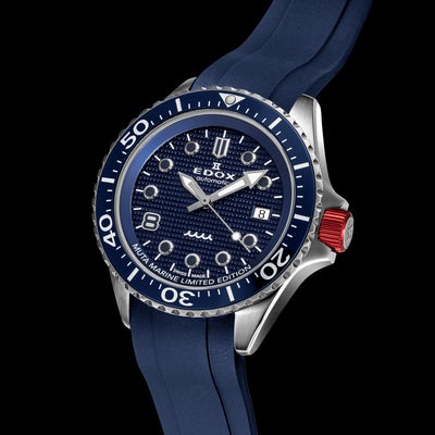 Edox Grande Reserve 80801-3BUNA-BUGM Date Automatic Marine Special Edition Unisex Watch