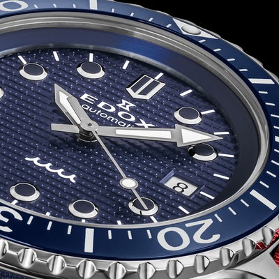 Edox Grande Reserve 80801-3BUNA-BUGM Date Automatic Marine Special Edition Unisex Watch