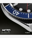 TIMEX M79 TW2U29500 Automatic Black & Blue Unisex Quartz Watch