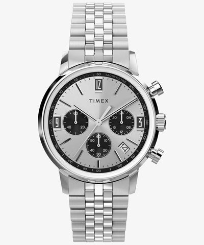 TIMEX Marlin TW2W10400 Quartz Chronograph Silver Watch