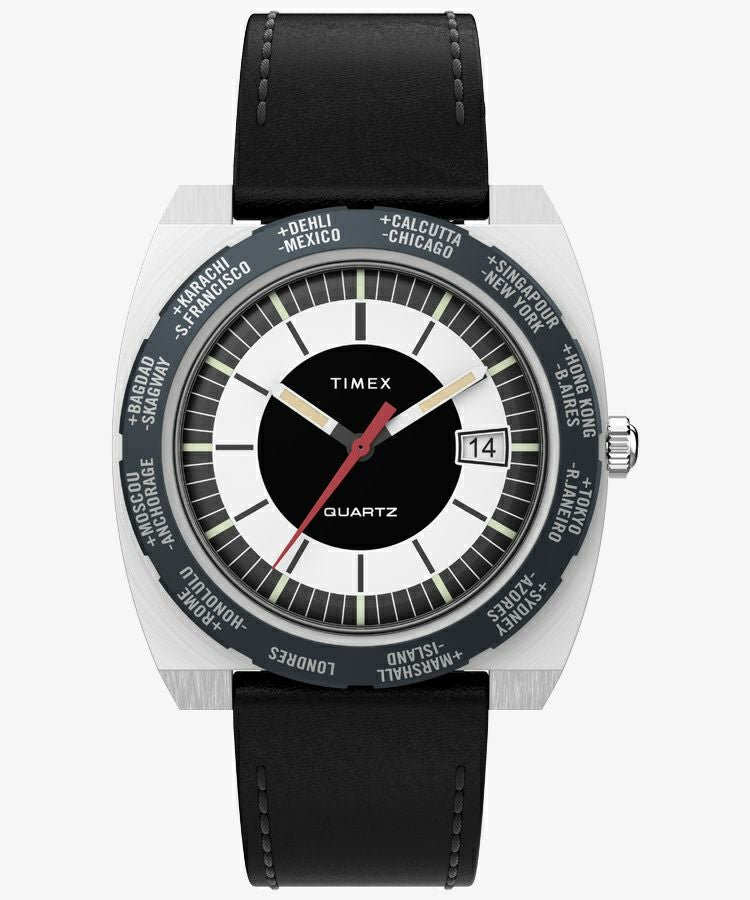 Timex TW2V69500 Watch - World Time 1972 Reissue Watch Japan Official