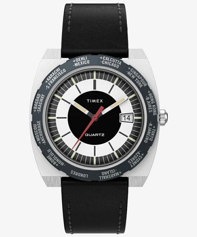 Timex TW2V69500 Watch - World Time 1972 Reissue Watch Japan Official (Image 2)