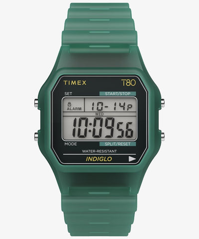 TIMEX T80 TW2Y34100 Translucent Quartz Unisex Watch