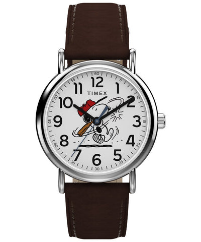 TIMEX Peanuts Weekender TW2Y51500 Classic Baseball Watch