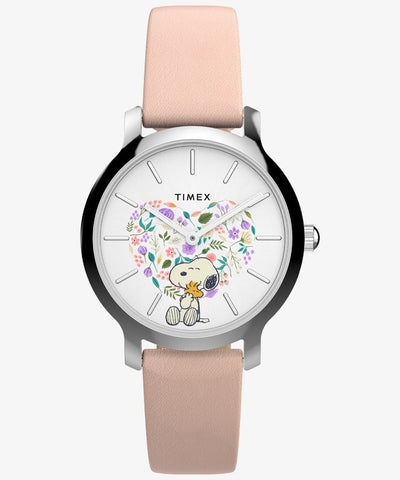 TIMEX Peanuts x Timex Transit in Bloom TW2W85100 Quartz 34mm Women's Watch