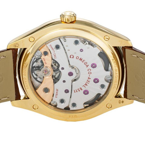 OMEGA 432.53.40.21.02.001 Watch - De Ville Tresor Men's Leather Strap Parallel Import with 5-Year Warranty (Image 4)