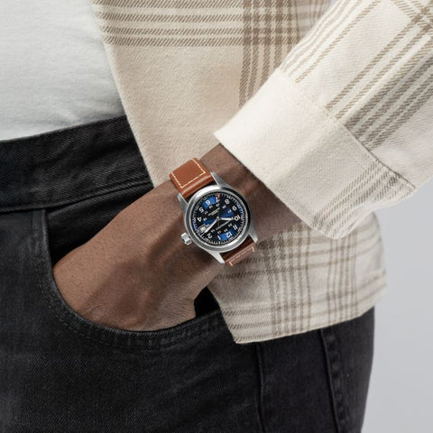 Hamilton H70455540 Watch - Khaki Field Auto 38 mm (Image 9)