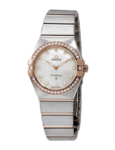 OMEGA 131.25.28.60.55.001 OMEGA Constellation Manhattan Quartz 28MM - Luxury Swiss Watch for Women