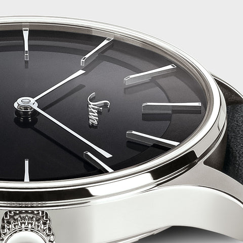 Sinn Classic Line 1739.ST.I.S 39mm Elegant Design with Applied Indices and 10 Bar Water Resistance Watch