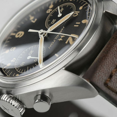 Hamilton H76409530 Watch - Khaki Aviation Pilot Pioneer Mechanical Chrono (Image 6)