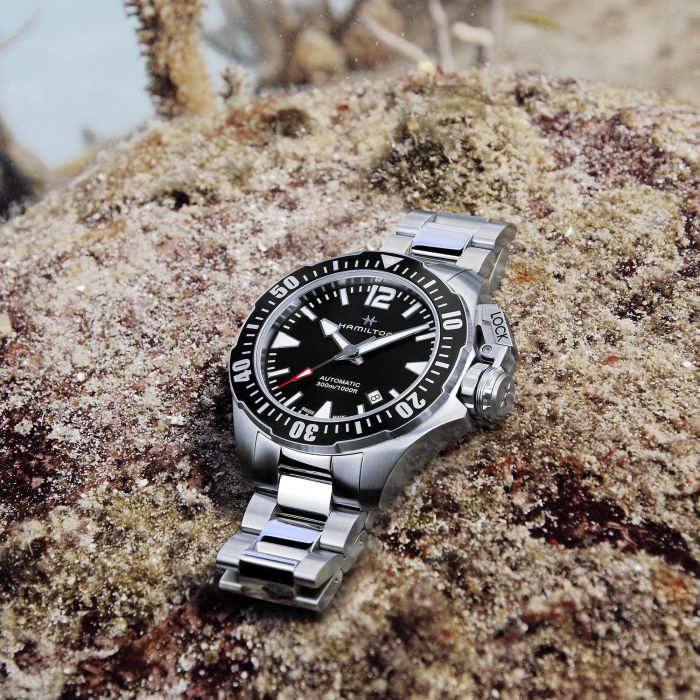 Hamilton H77605135 Watch - Khaki Navy OPENWATER AUTO (Image 6)