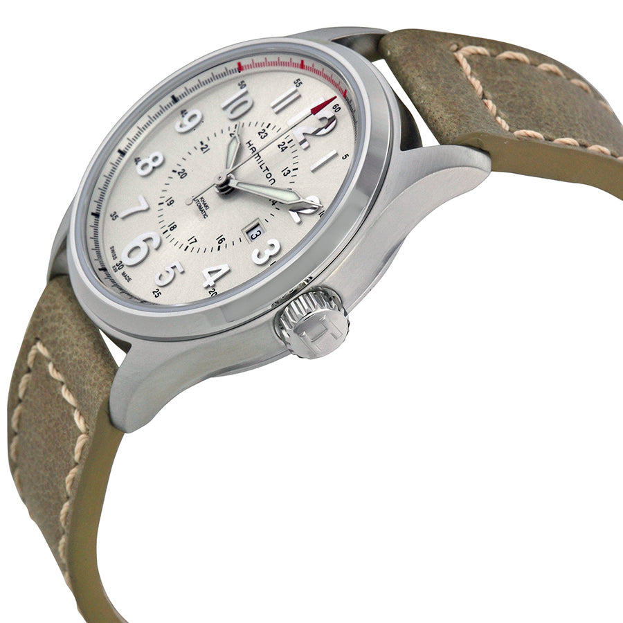 Hamilton H70365983 Watch - Khaki Field Khaki Officer Auto (Image 6)