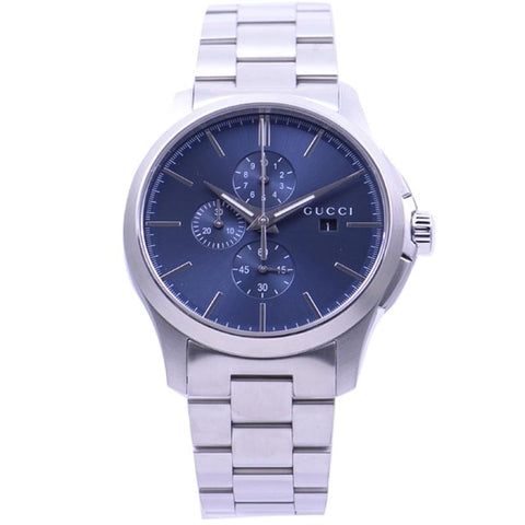 GUCCI G-Timeless 2-Year Warranty Blue YA126273 [Parallel Import]