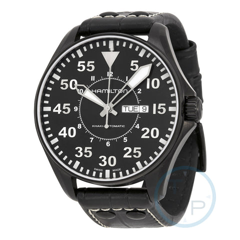 Hamilton H64785835 Watch - Khaki Aviation Pilot Day Date Auto (Image 2)