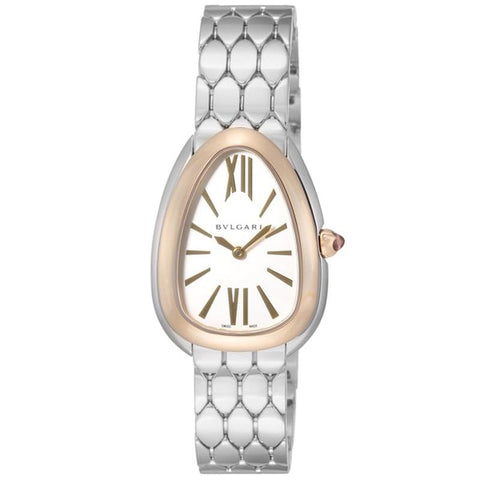 BVLGARI Serpenti 2-Year Warranty White SP33WSPG [Parallel Import]