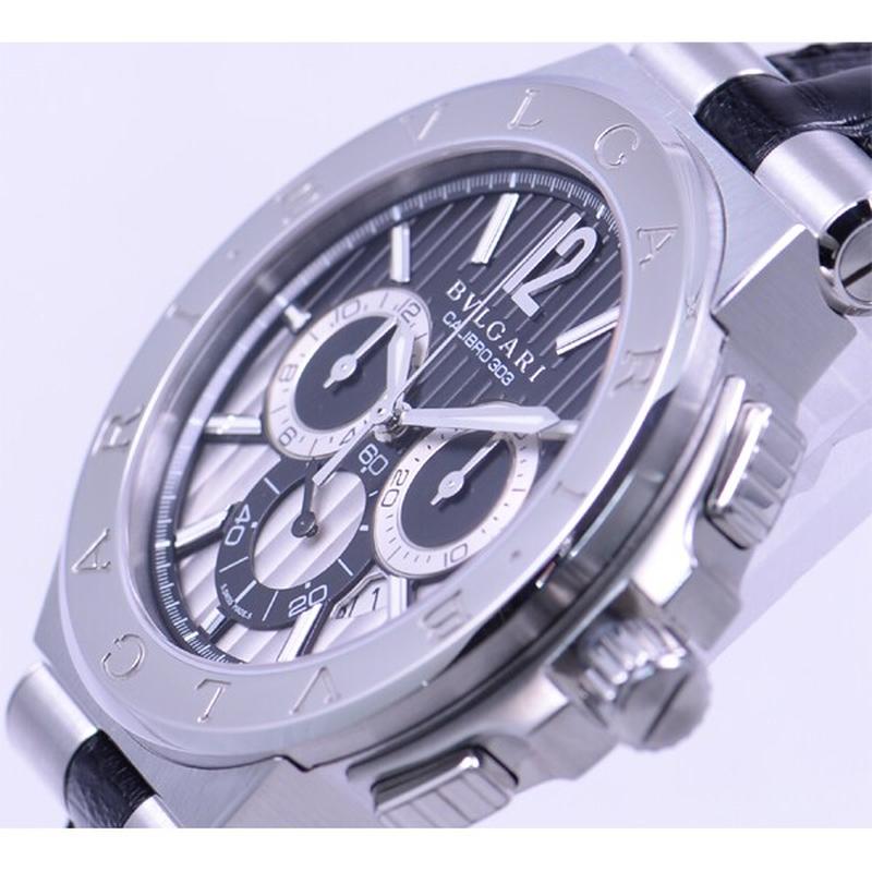 BVLGARI DG42BSLDCH Watch - Men's Diagono Black Automatic Watch Parallel Import 2-Year Warranty (Image 2)