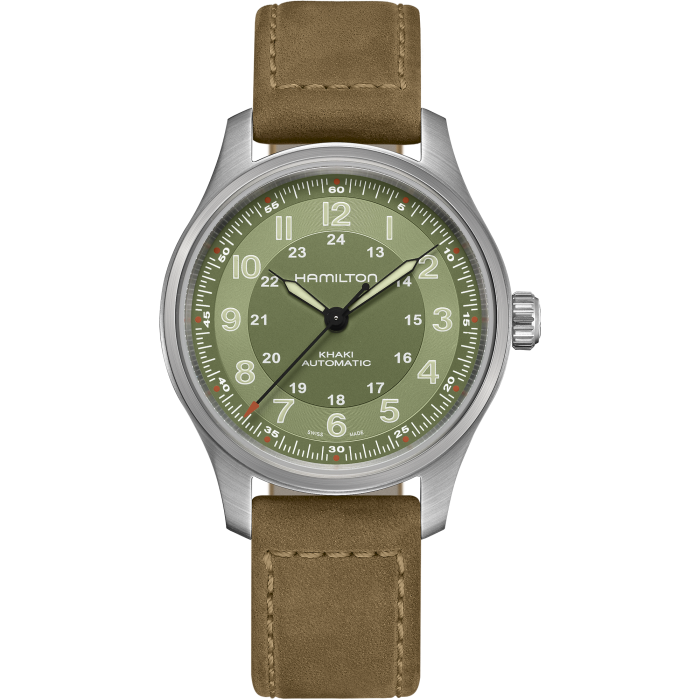 Hamilton H70545560 Watch - Khaki フィールド Titanium Auto