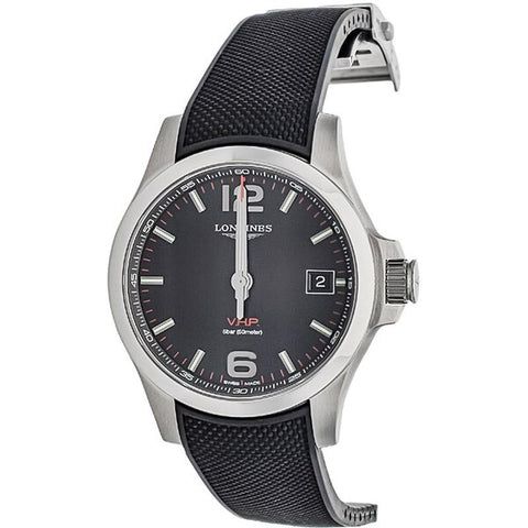Longines Conquest V.H.P. [Conquest V.H.P.] 2-Year Warranty Black L3.716.4.56.9 [Parallel Import]