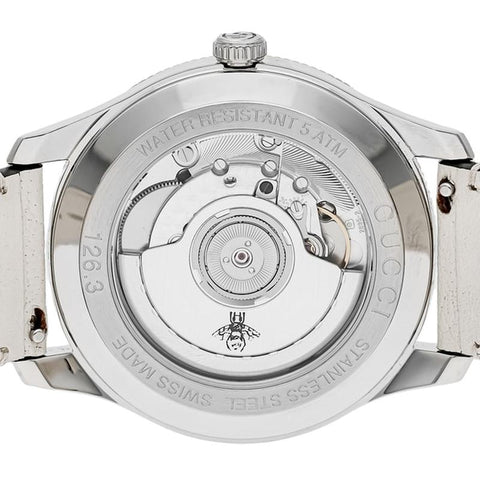 GUCCI G-Timeless 2-Year Warranty White YA126348 [Parallel Import]