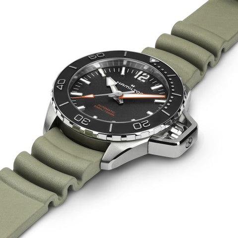 Hamilton H77455331 Watch - Khaki Navy [Exclusive to Official Stores and Online Boutique] Openwater Auto (Image 4)